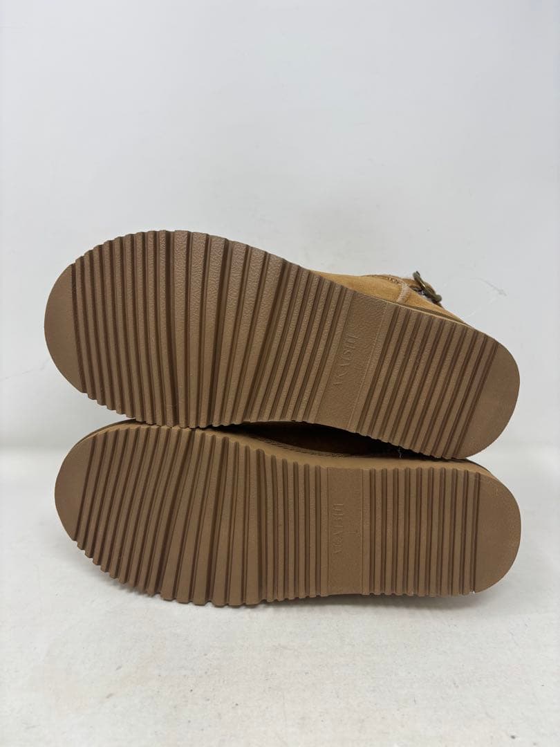 A1766 AKAISHI 寒さ和らぐ楽々ムートン ムートンブーツ