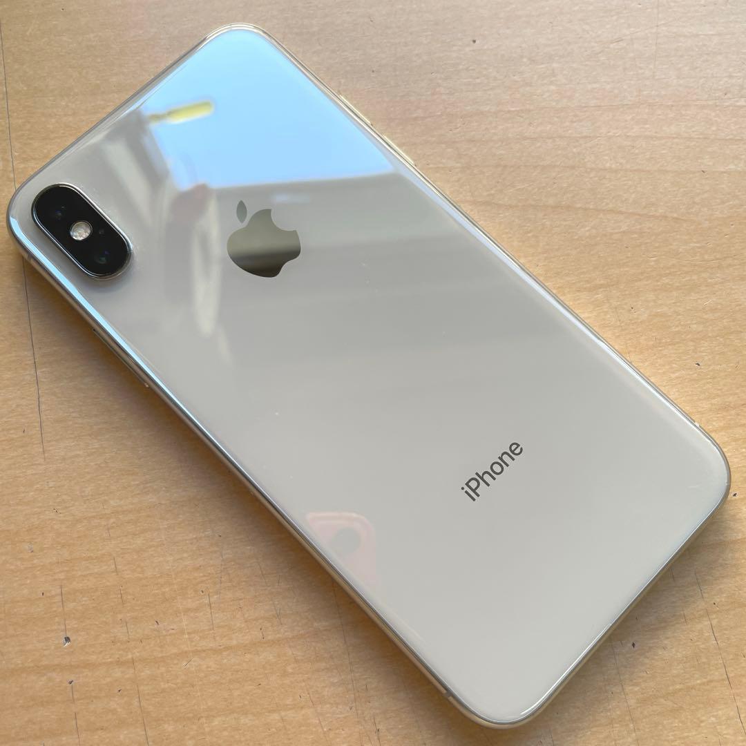 iPhone X シルバー　64GB A1902 美品　バッテリー90% #2