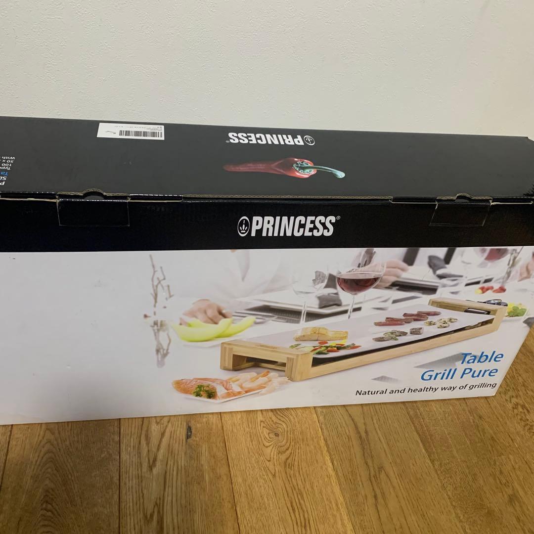 美品Princessプリンセス テーブルグリルピュア ホットプレートセラミック