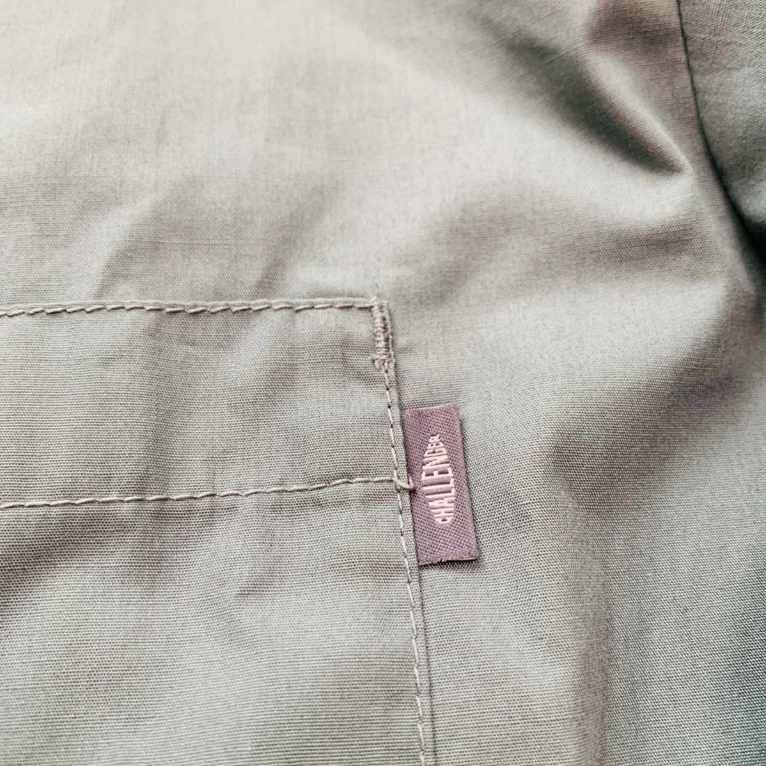 CHALLENGER　長袖　シャツ　ワークシャツ　Lサイズ　ファイヤーパターン