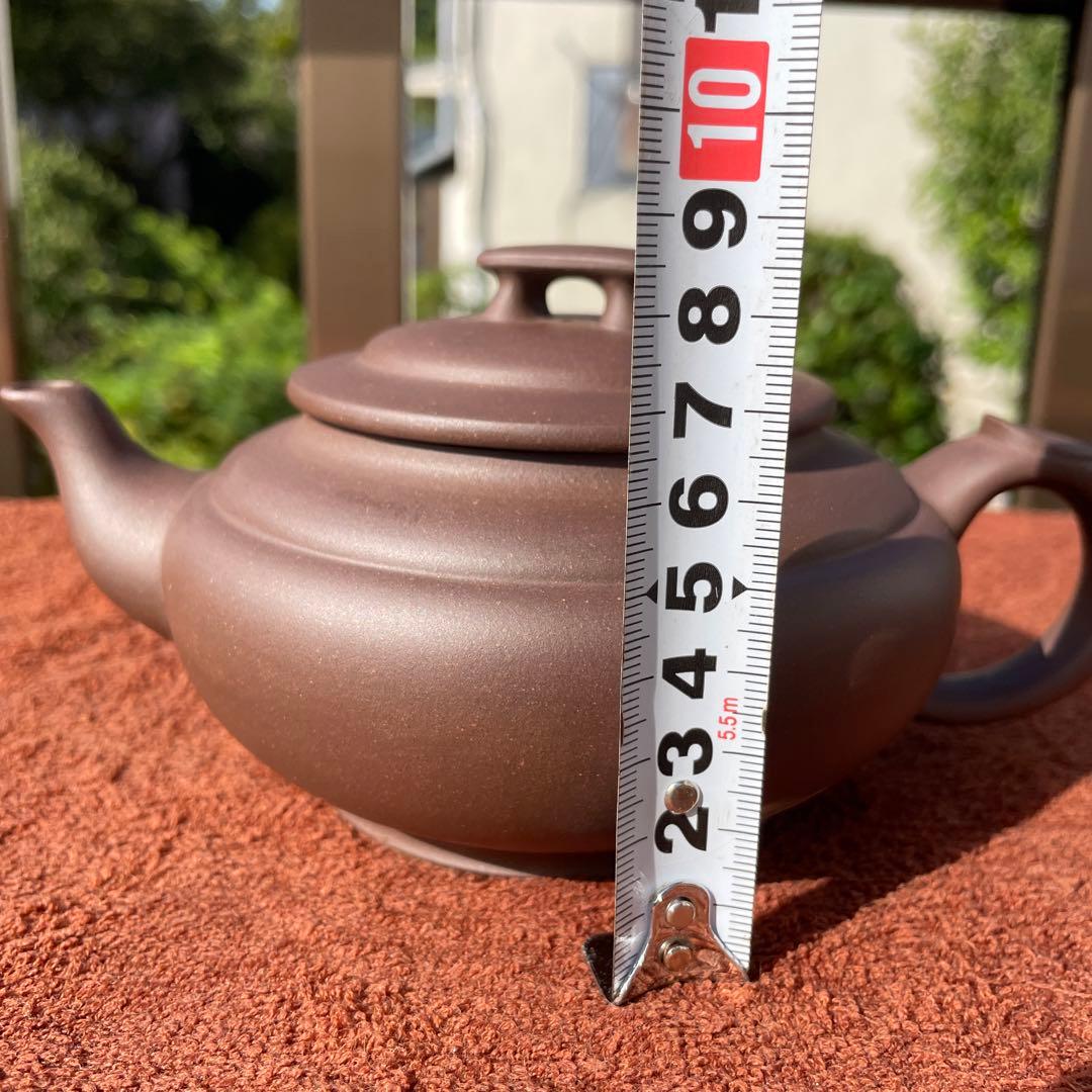 中国 砂壺 朱泥 如意 手作り 煎茶道具