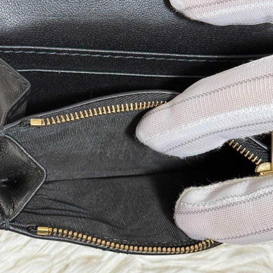 【美品】マイディオール Glycine コンパクトウォレット 二つ折り財布