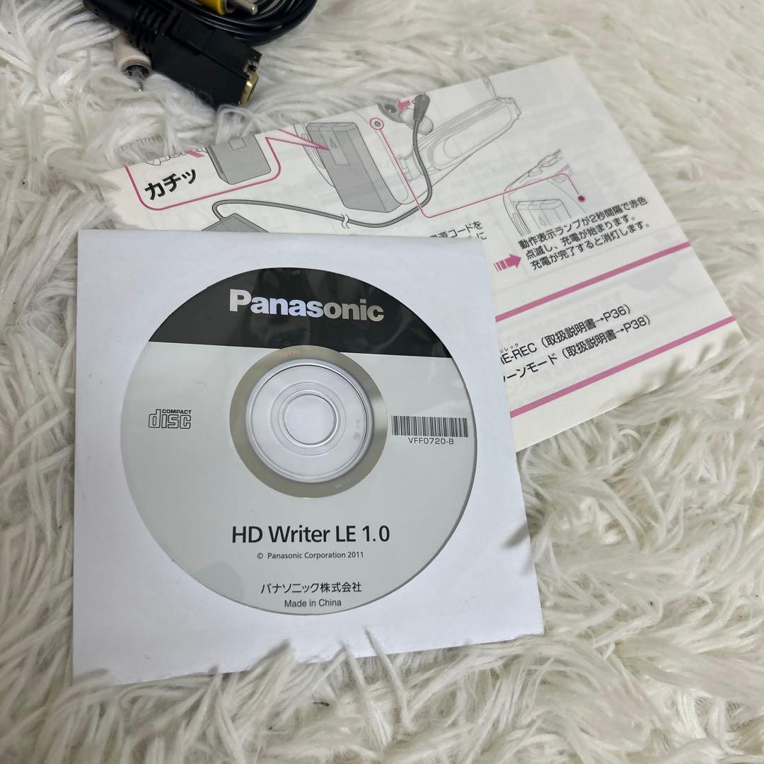 【美品】Panasonic HDC-TM25 ビデオカメラ レッド パナソニック