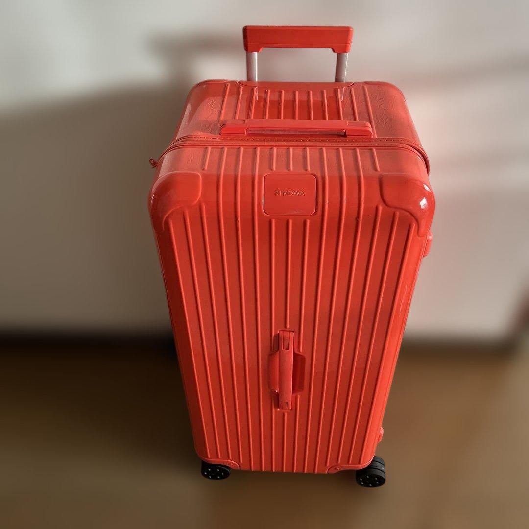 超美品リモワトランクプラス　オレンジ 1度使用限定色