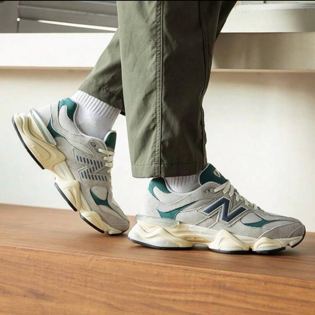 New Balance 9060グレー/ターコイズ