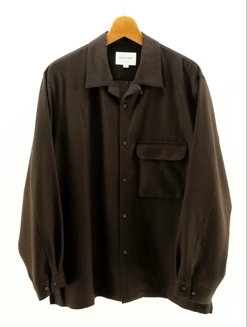 STILL BY HAND 25AW オープンカラーSH サイズ48
