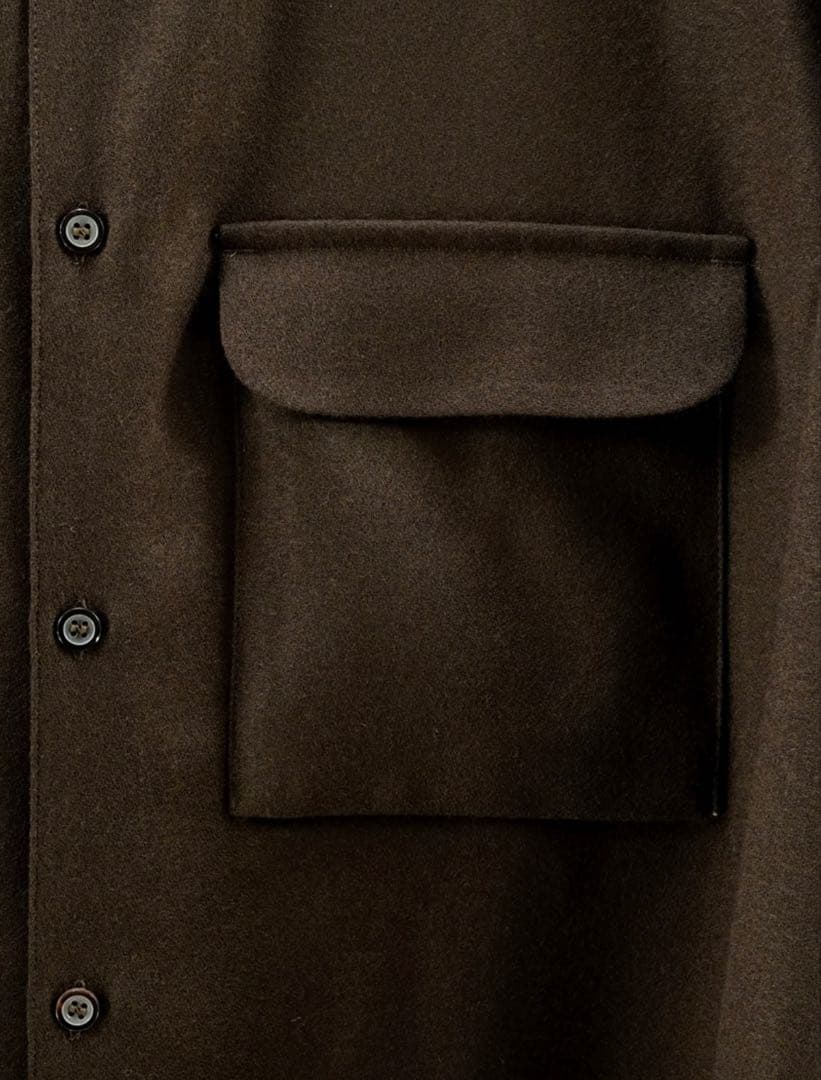 STILL BY HAND 25AW オープンカラーSH サイズ48