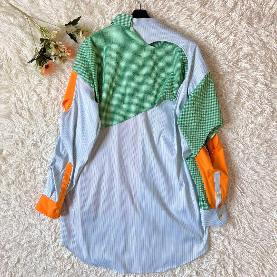 ENFOLD エンフォルド サッカーギンガム ホールSHIRT