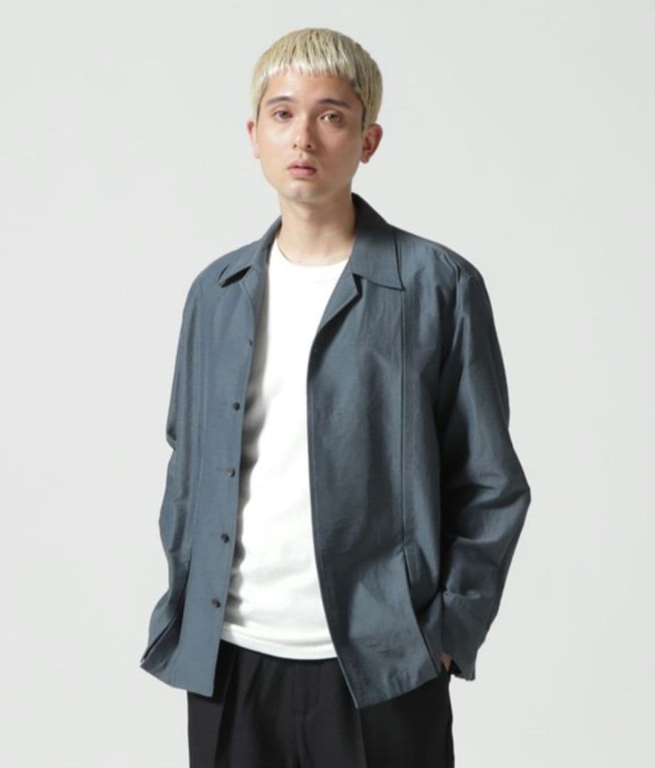 IRENISA/イレニサ/OPEN COLLAR CUTTING SHIRT