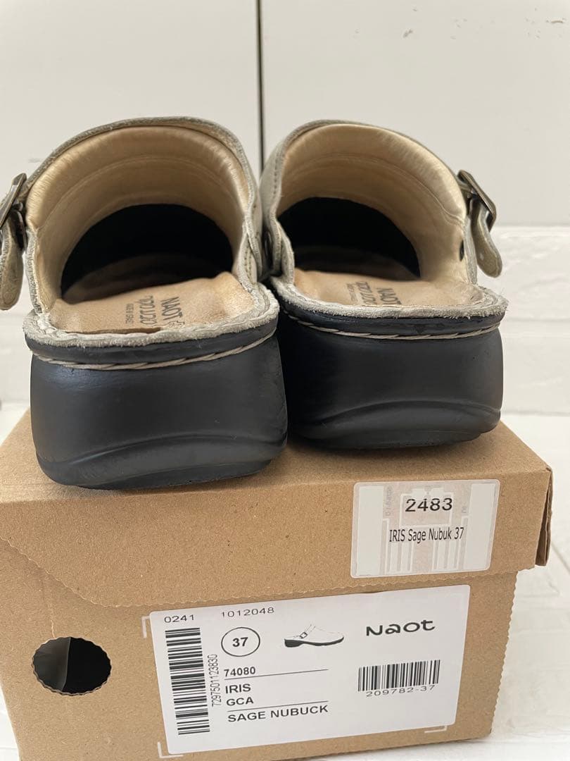 【希少カラー】NAOT IRIS アイリス サボ SAGE NUBUCK 37