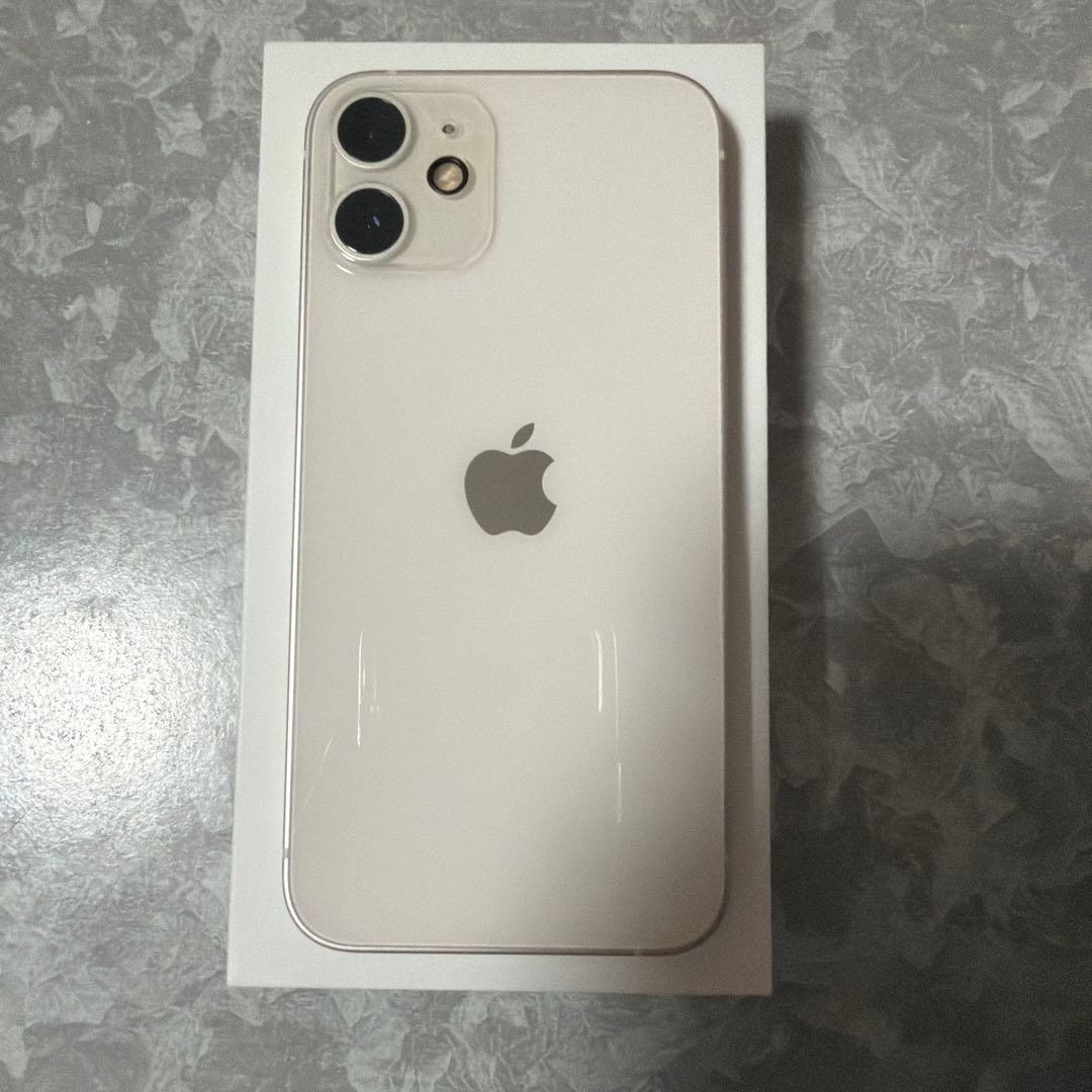 【美品】Apple iPhone 12 mini 256GB ホワイト　本体