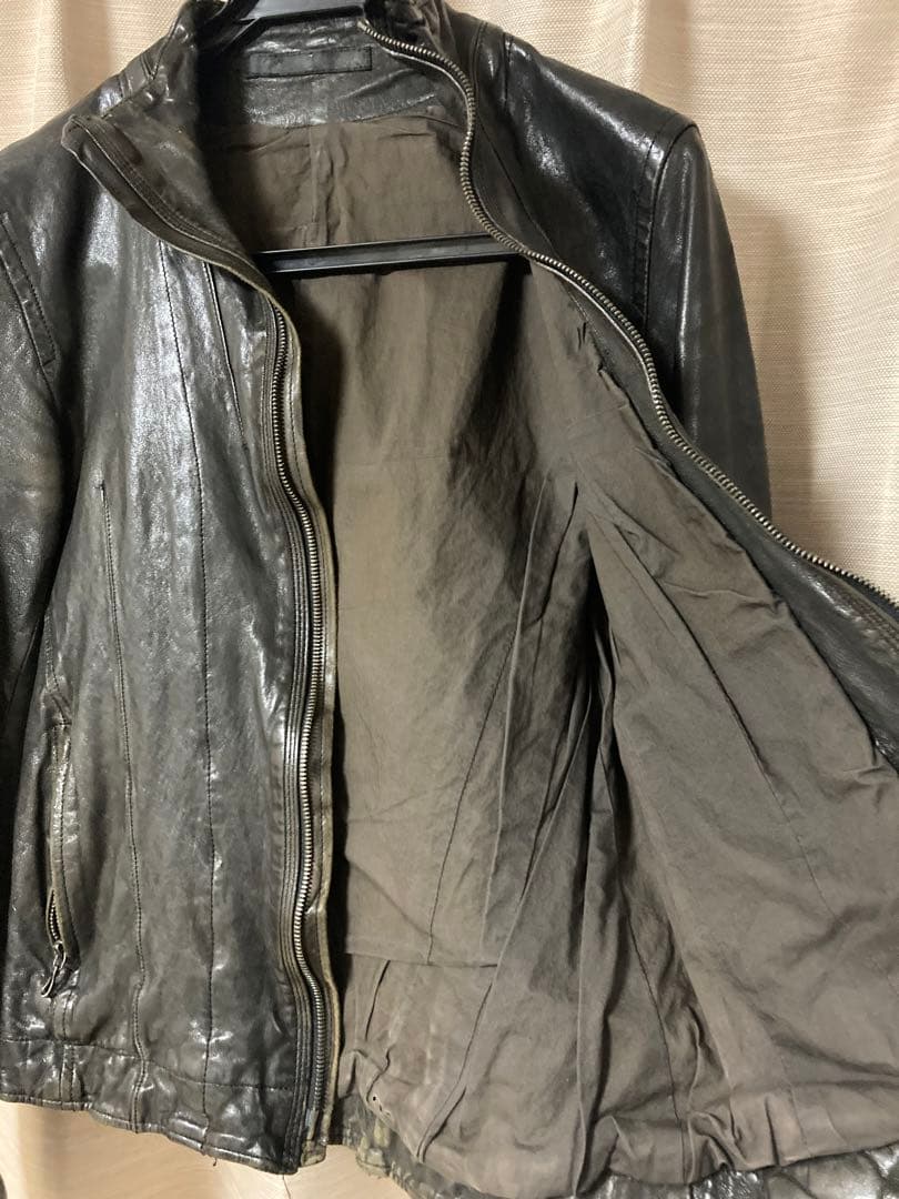 JULIUS 2009AW　レザージャケット　ラムレザー　サイズ1