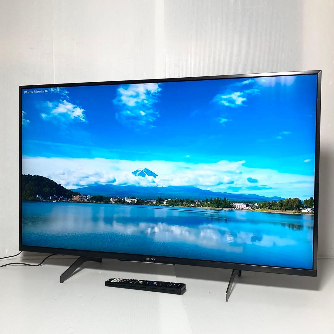 美品 SONY 43型4K液晶テレビ KJ-43X8500H 2020年製