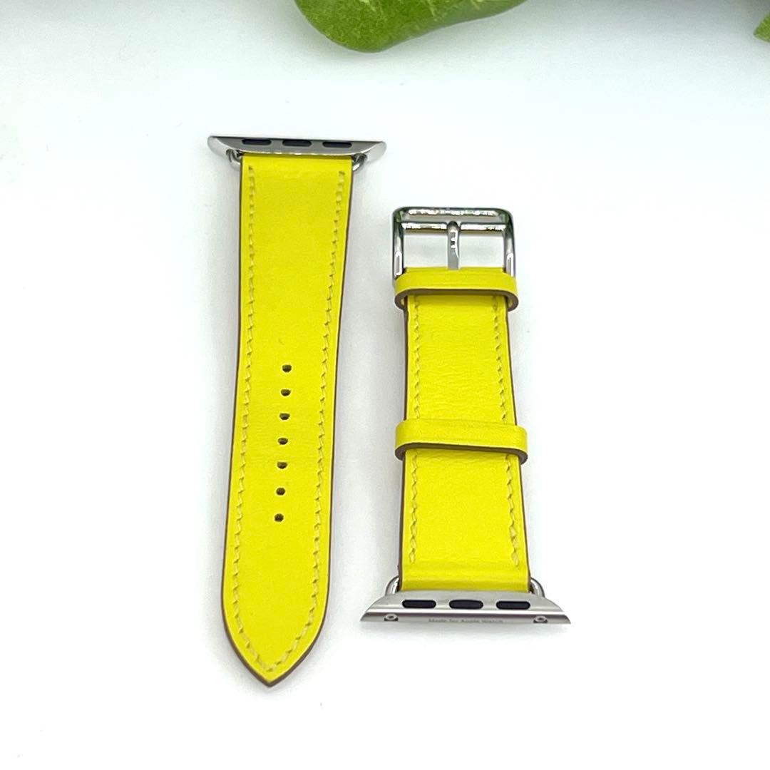 HERMES アップルウォッチ レザー 42mm ベルト バンド 0572a14