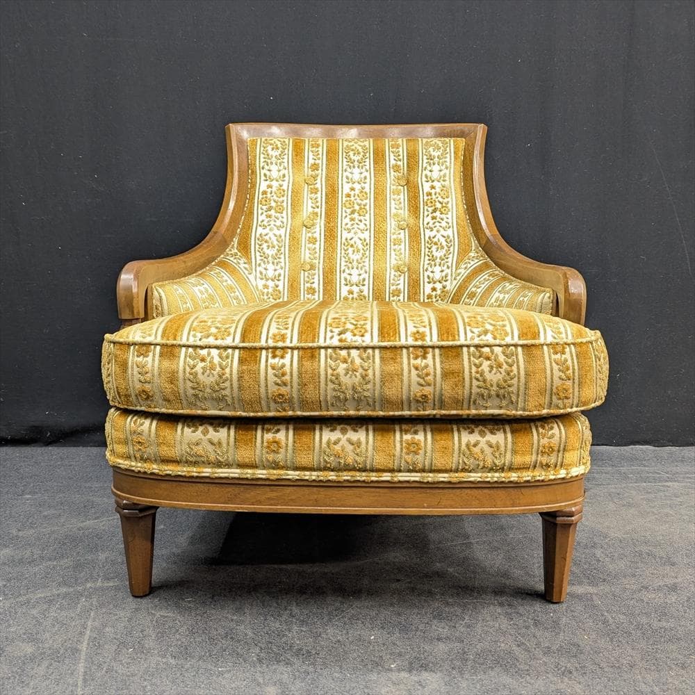 ドレクセルヘリテイジ　アップホルスタリー　1人掛けソファ　1P　シングル　A