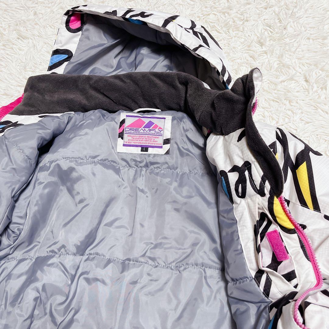 D*a様 美品！スキーウェア スノボウェア 上下セット マルチカラーLサイズ
