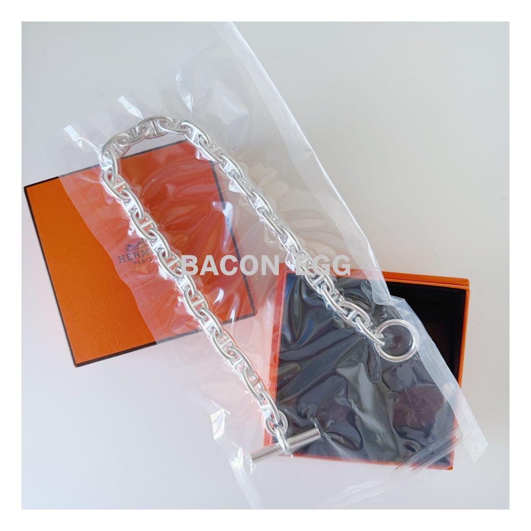 レアアイテム新品未使用【HERMES】 シェーヌダンクルネックレス GM29