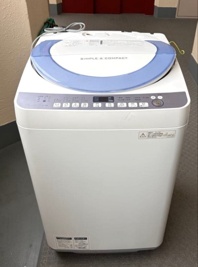 SHARP ES-T708-A 7kg 洗濯機 2016年製 引取り推奨