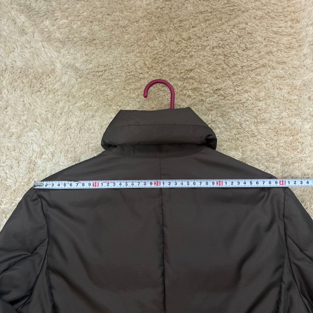 ICB オンワード樫山 ダウンコート ダブルブレスト カーキ AラインM-L