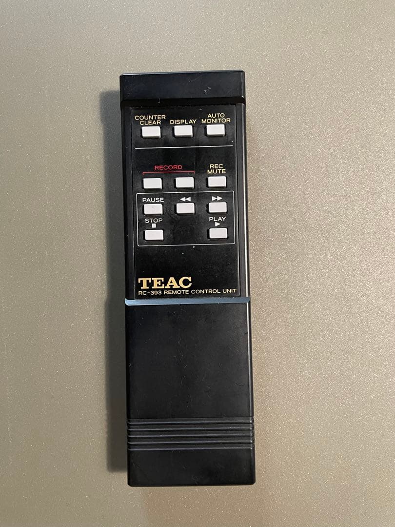 【美品】【希少】TEAC V-1050 カセットデッキ ゴールド リモコン付