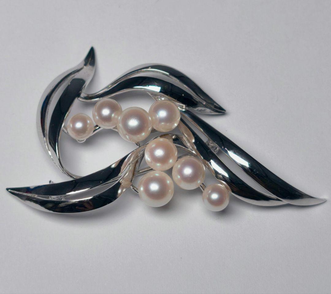 【極美品 最高級】ミキモト ブローチ パール フォーマル 皇室御用達 正規品