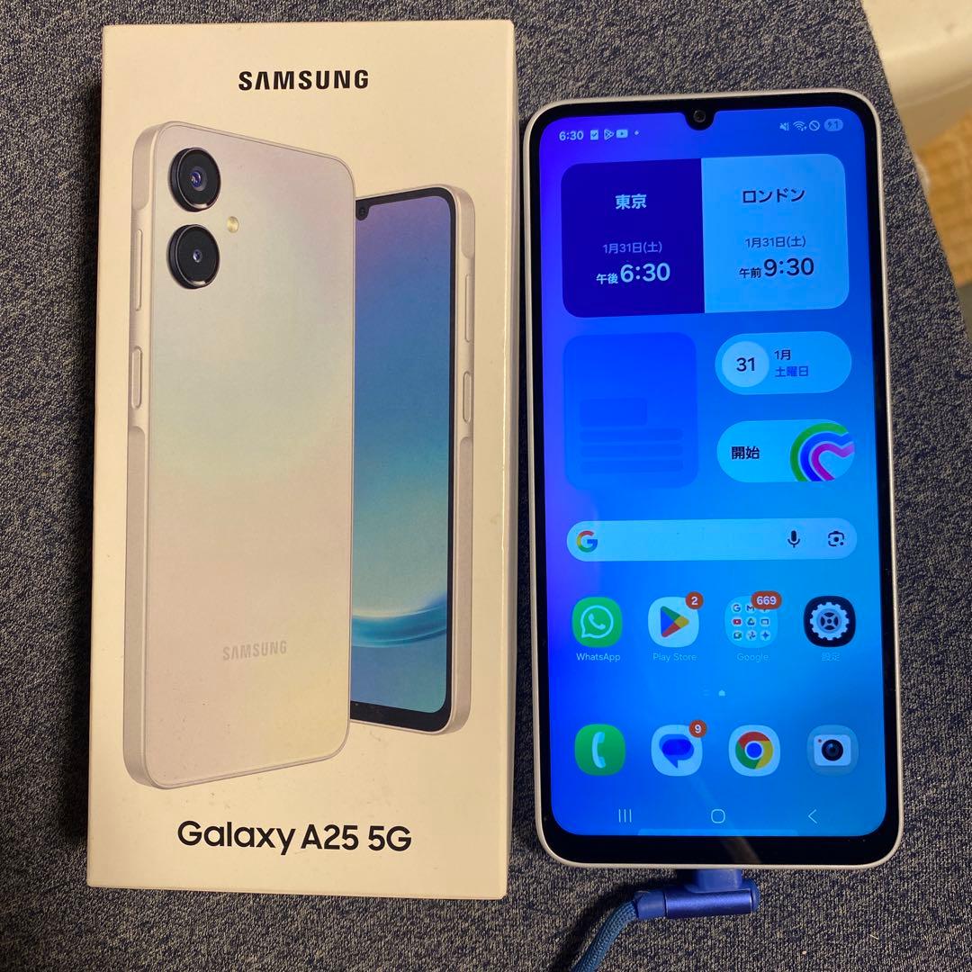 Samsung Galaxy A25 5G ライトブルー　未使用品