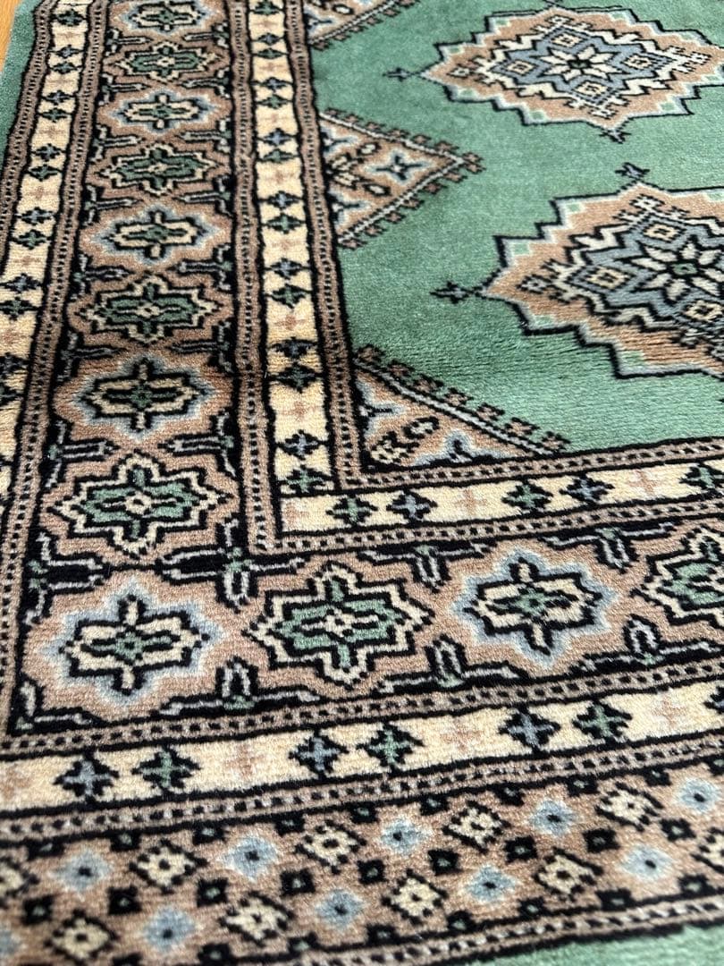 パキスタン段通 マット ラグ ③