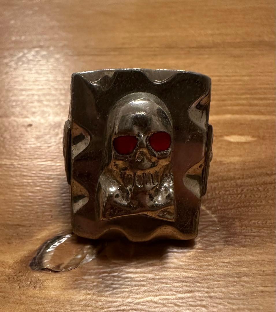 まちゃあき　メキシカンリング　バイカー　スカル　40s 50s