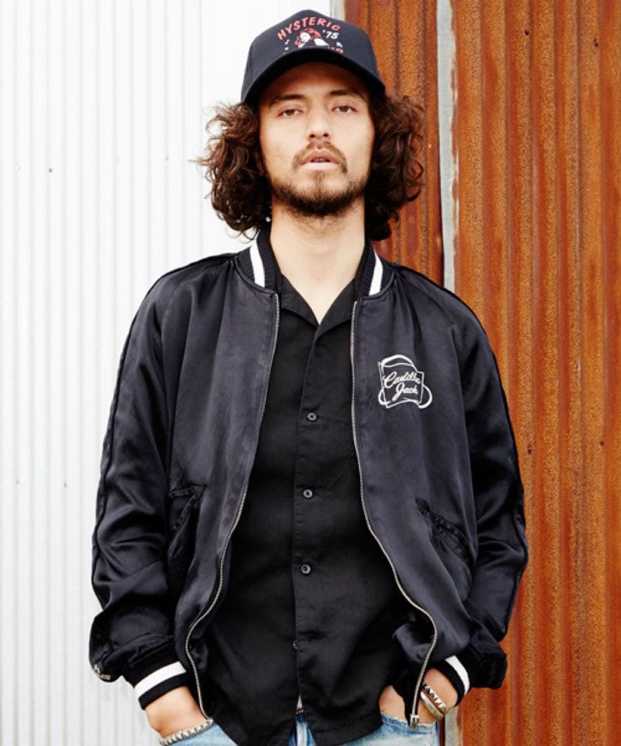 ヒステリックグラマー スカジャン 刺繍　野口強