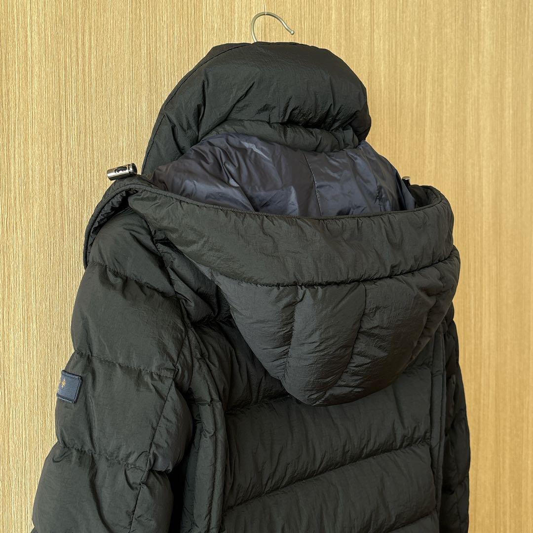 【1194】タトラス　フード付きロングダウンコート　ポリテアマ　大きいサイズ