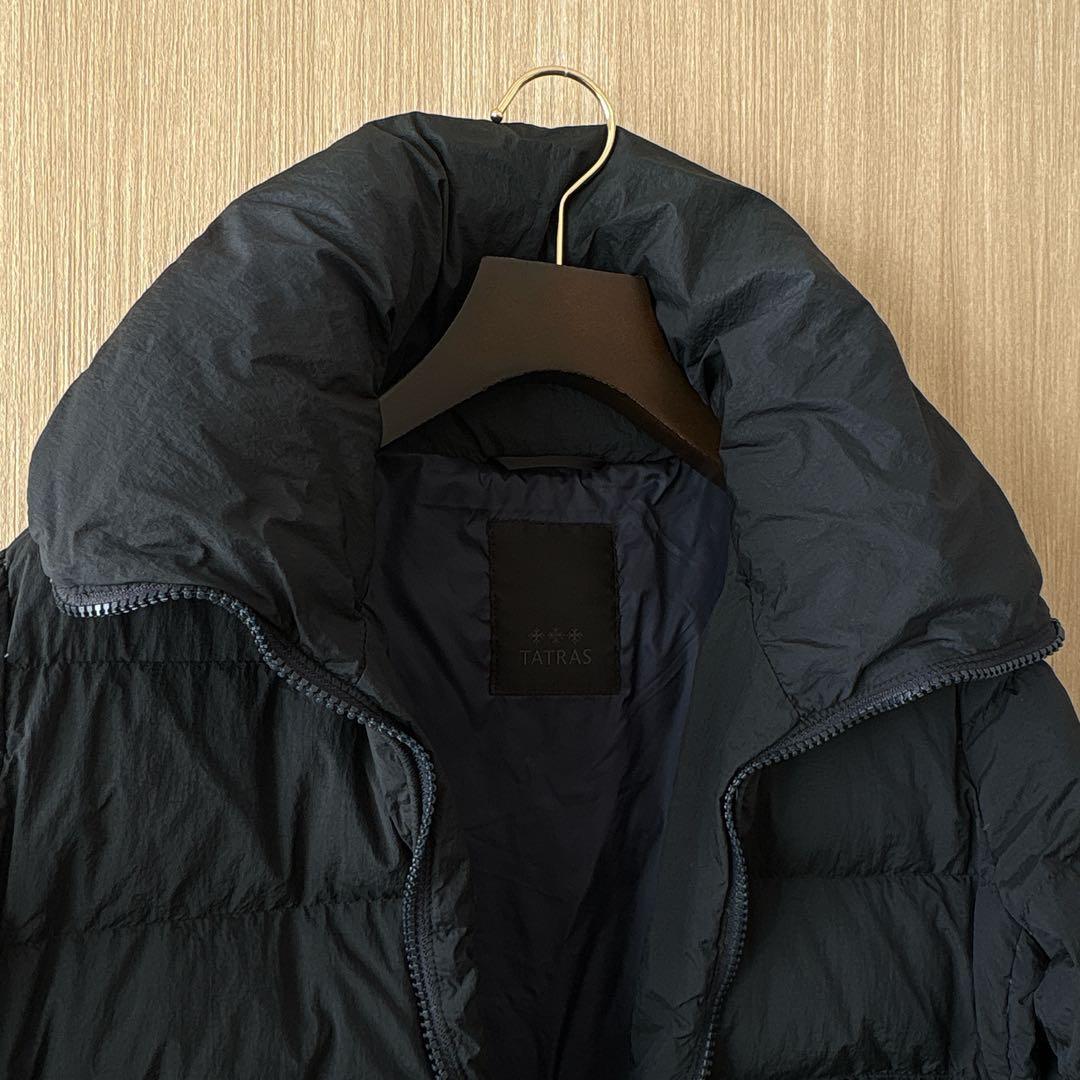 【1194】タトラス　フード付きロングダウンコート　ポリテアマ　大きいサイズ