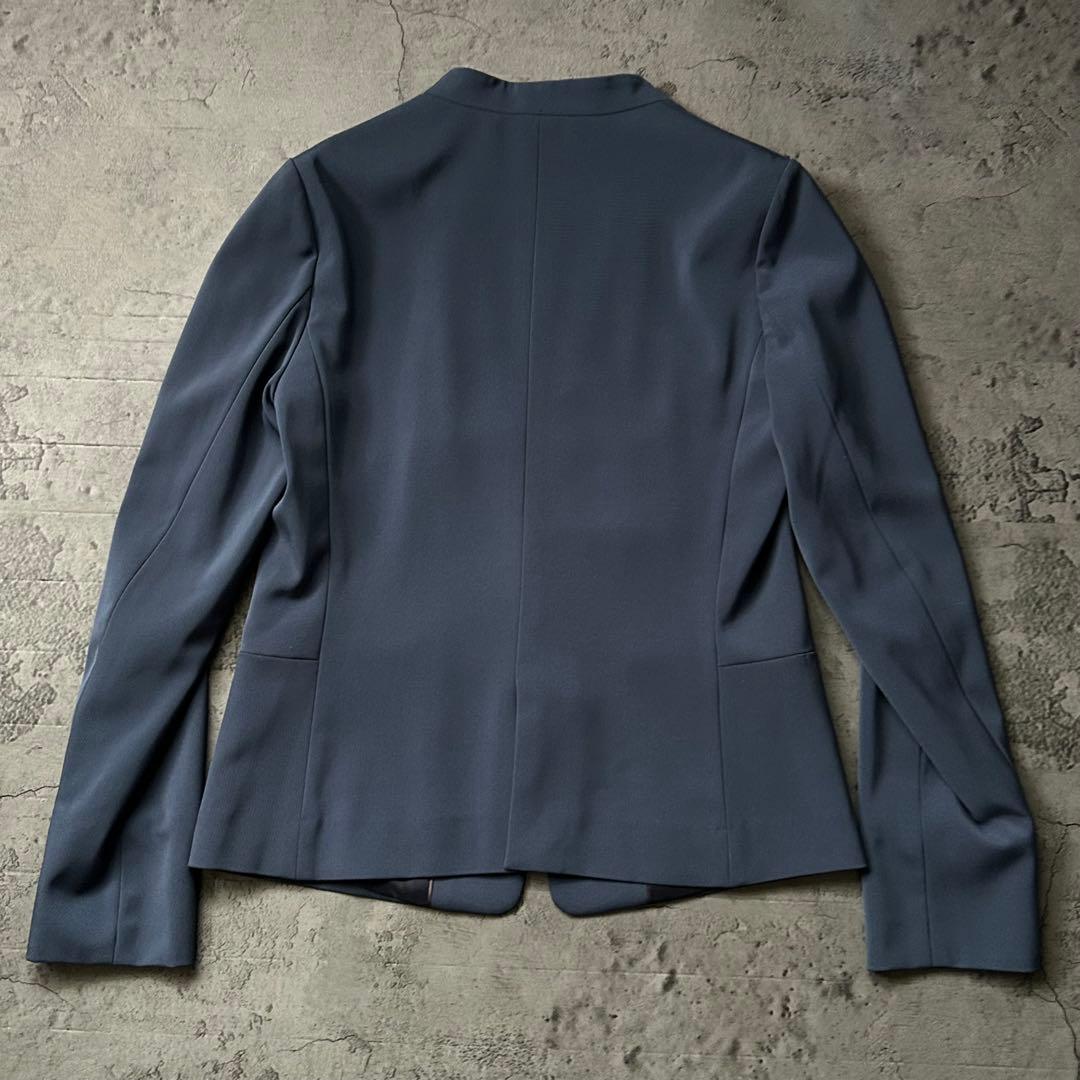 green label relaxing ノーカラー スーツ パンツセットアップ