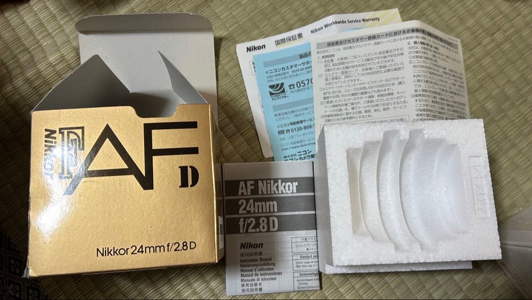 【並品】ニコン Nikon AF NIKKOR 24mm F2.8 D
