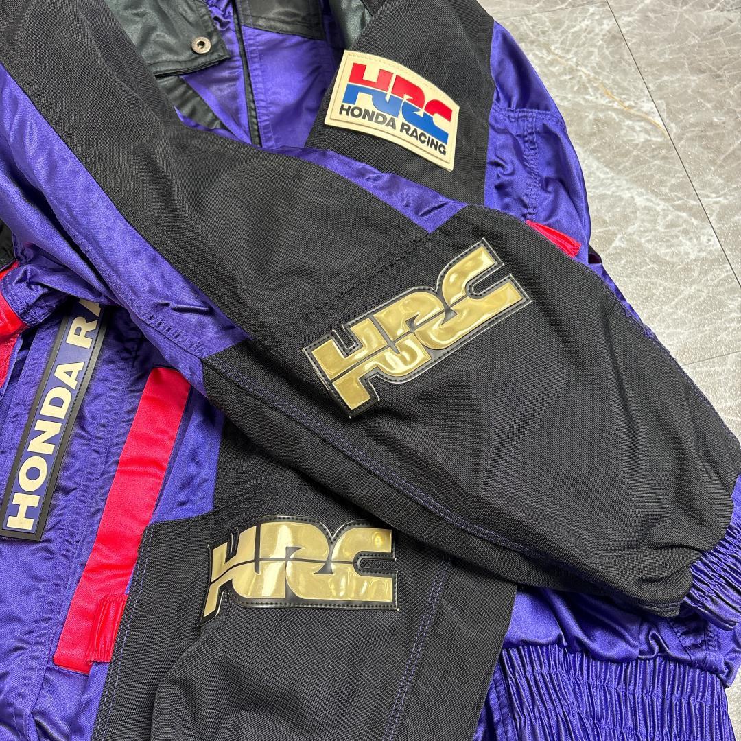 80s HRC HONDA RACING レーシング ナイロン ジャケット L