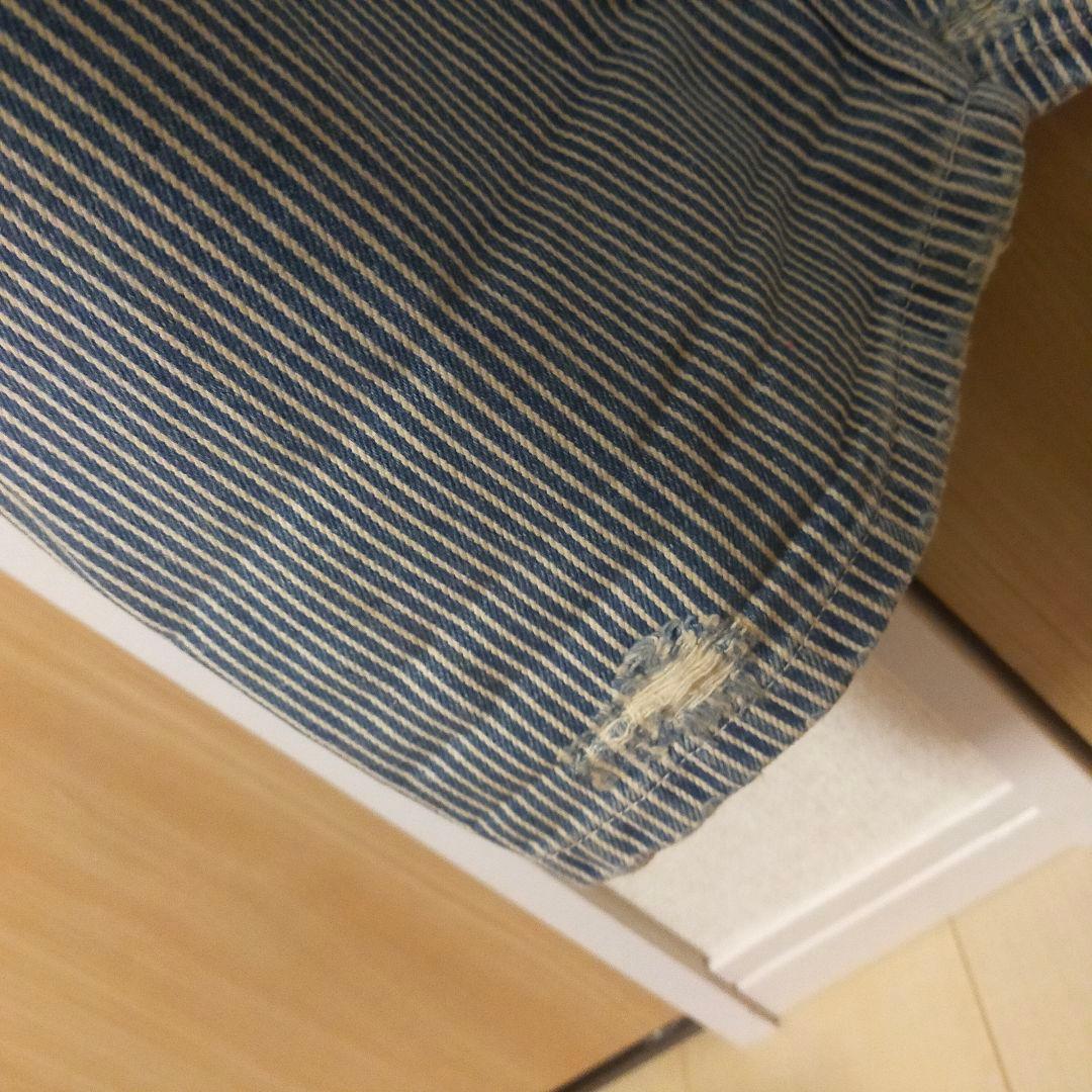 DENIM & SUPPLY ラルフローレン ヒッコリー オーバーオール M