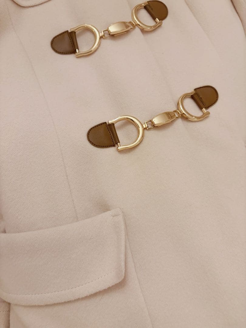 【未使用】最終値下げ⭐︎ダッフルコート アイボリー　サイズ36