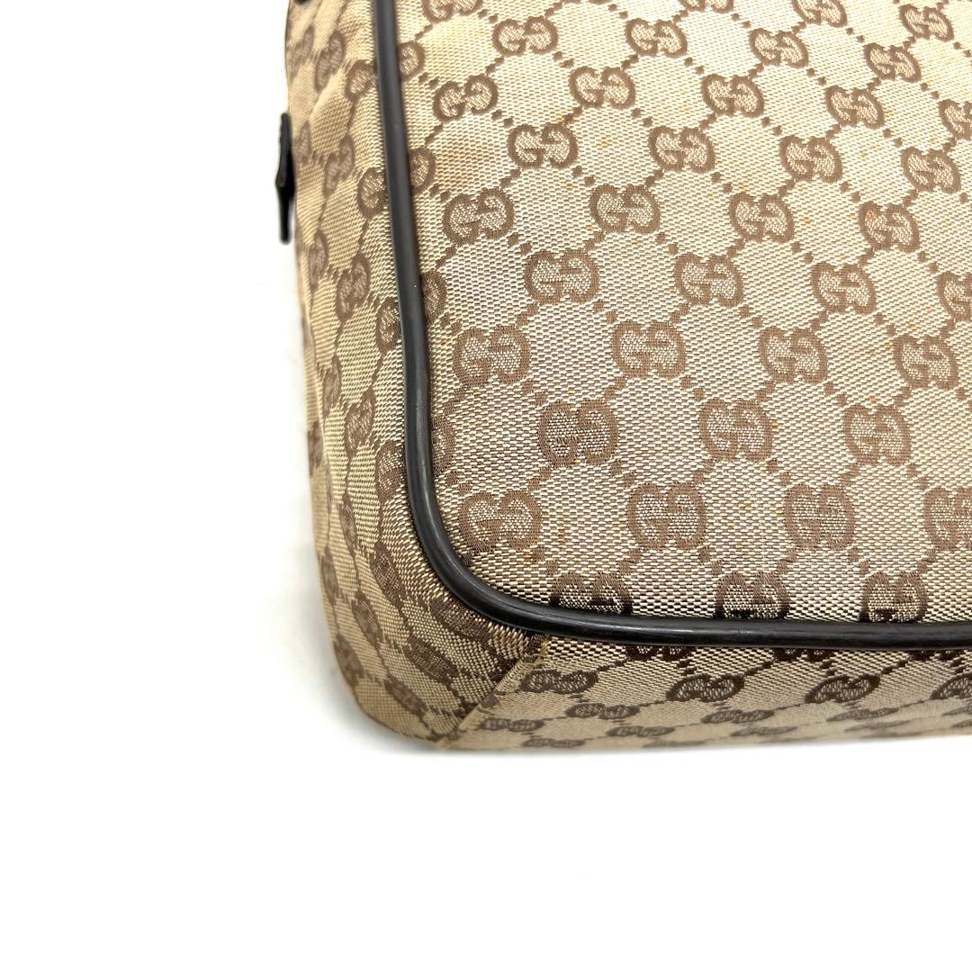 【美品】グッチ ショルダーバッグ GG キャンバス ボックス