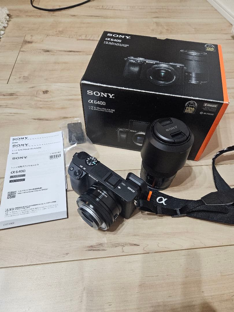 SONY a6400　ミラーレスカメラ　レンズ2個つき