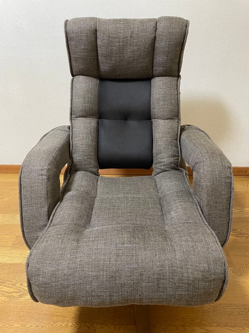 座椅子生活 明光ホームテック 腰の神様がくれた中座椅子 ブラウン