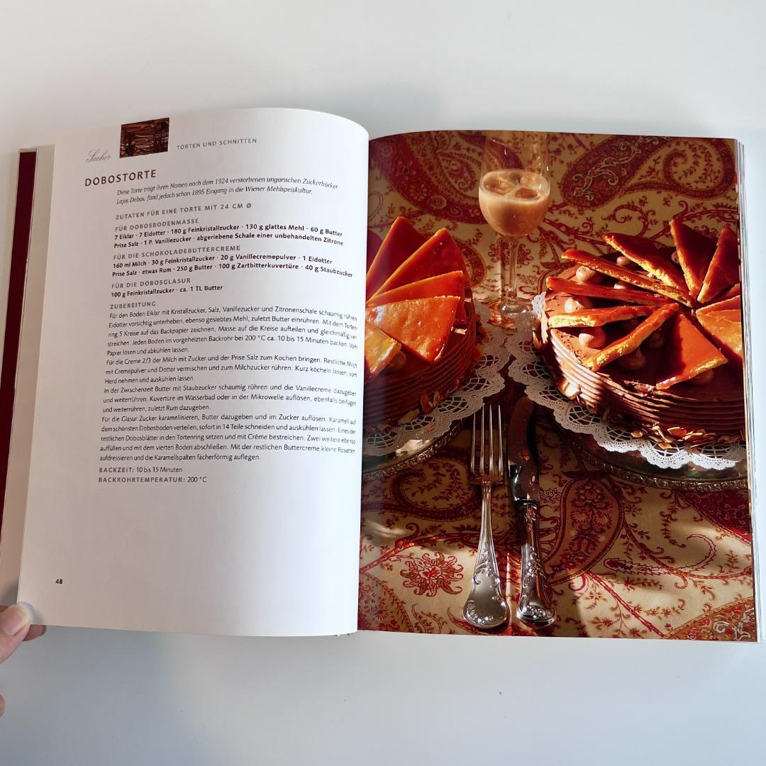 洋書　製菓レシピ本　ホテルザッハー　オリジナルレシピ集