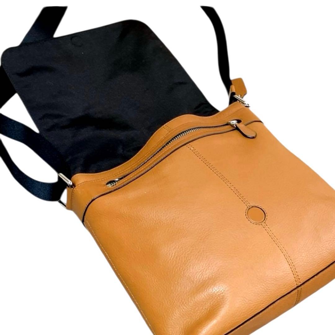 【まさデップさま専用】バイカラー フラップ レザー ショルダーメッセンジャー