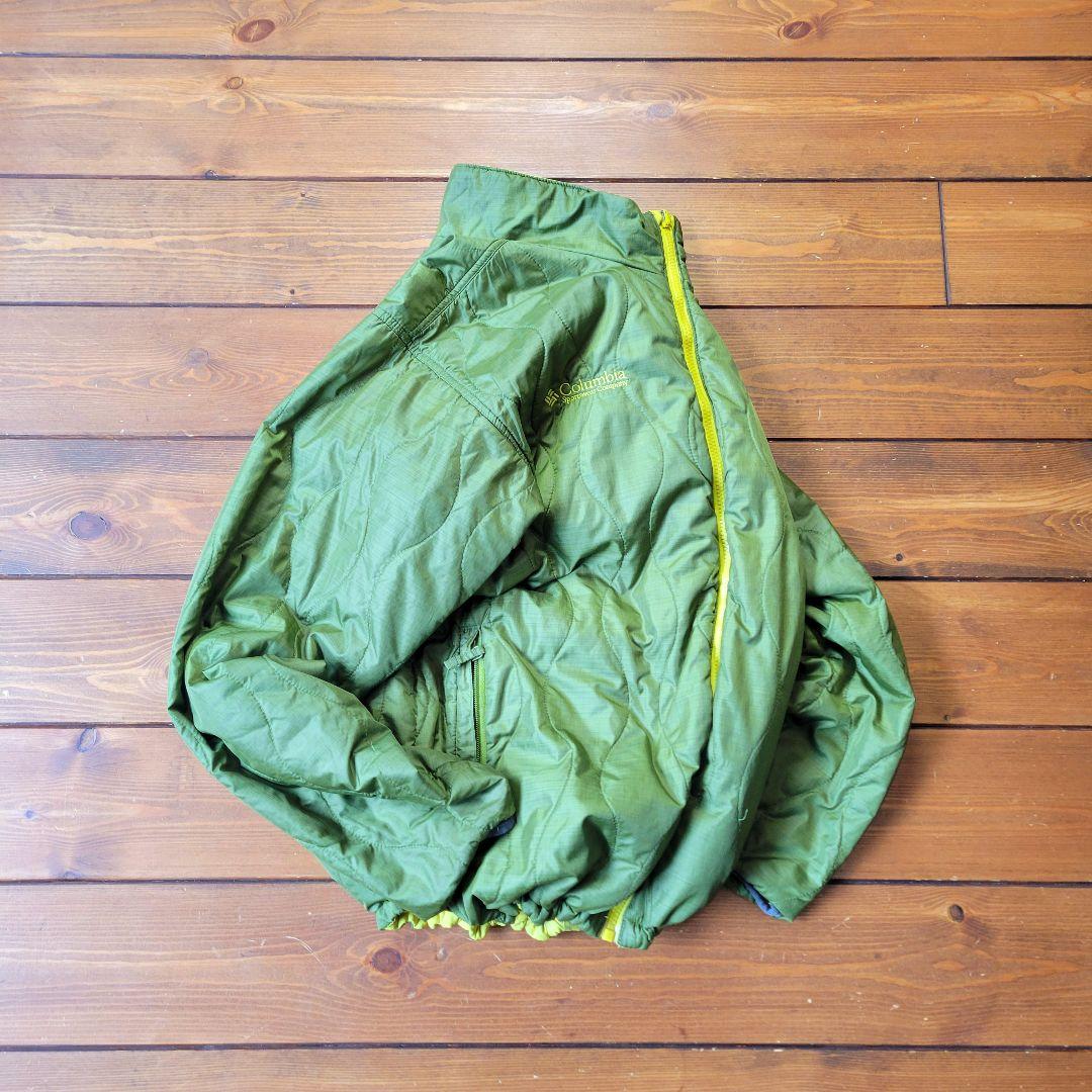 【今季大注目】コロンビア リバーシブル キルティング パフジャケット 短丈