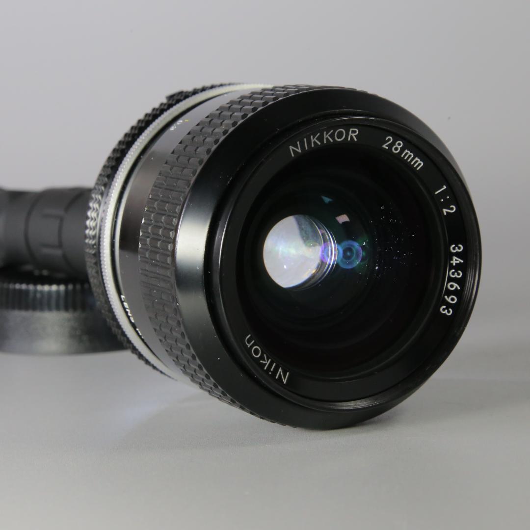 ☆完全動作☆Ai NIKKOR 28mm F2 単焦点　広角　＃166