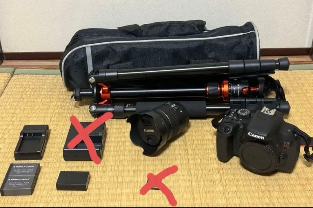 Canon EOS Kiss X9i カメラセット 三脚付き