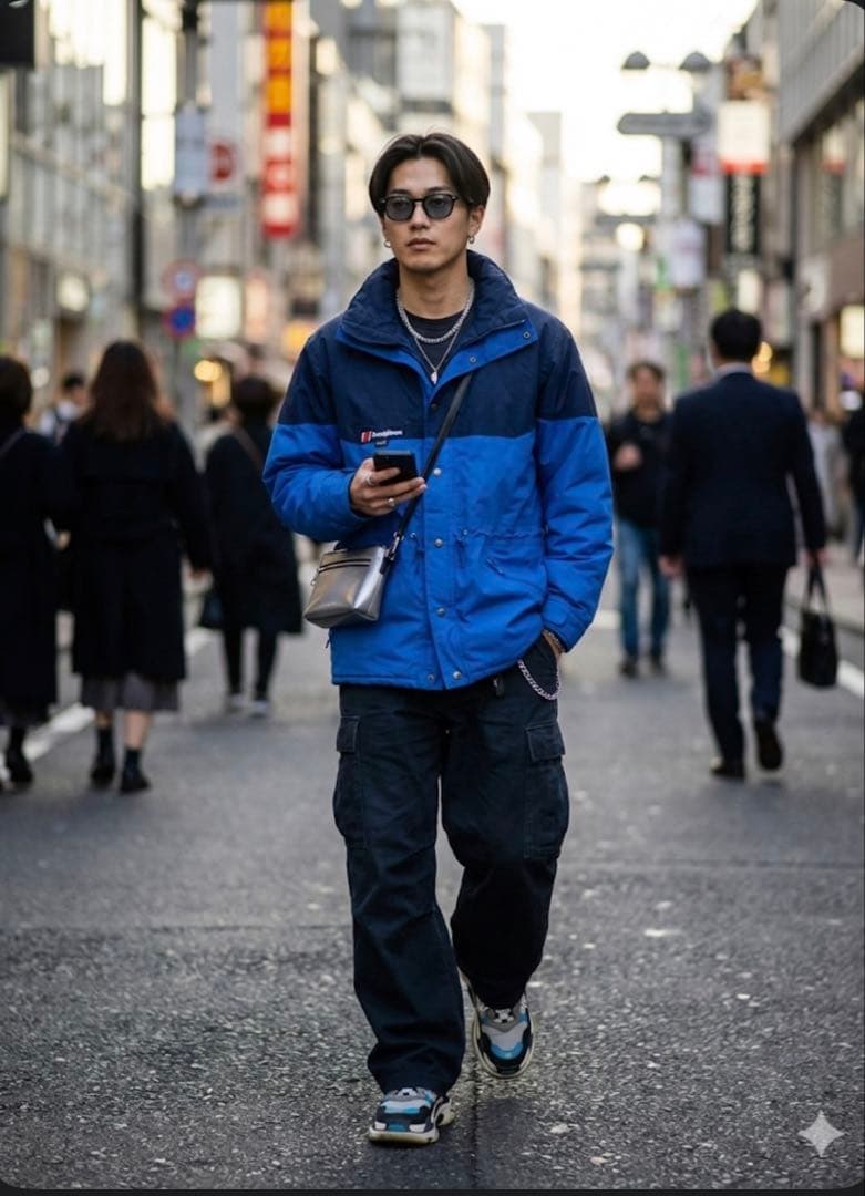 293 Berghaus 90s 英国製GORE-TEXマウンテンネイビーブルー