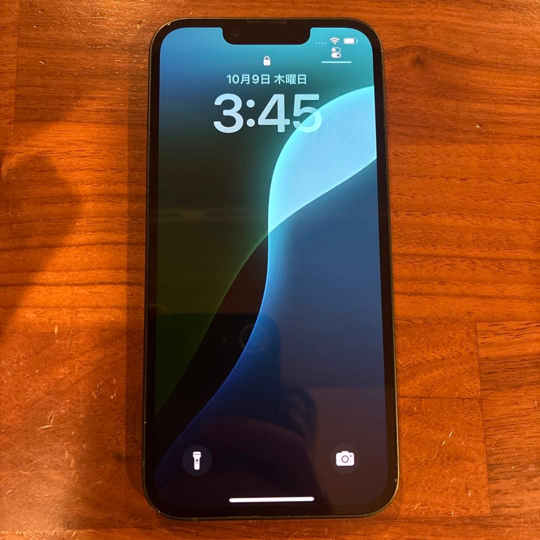 【美品】アイフォン13 Apple iPhone 13 256GB グリーン