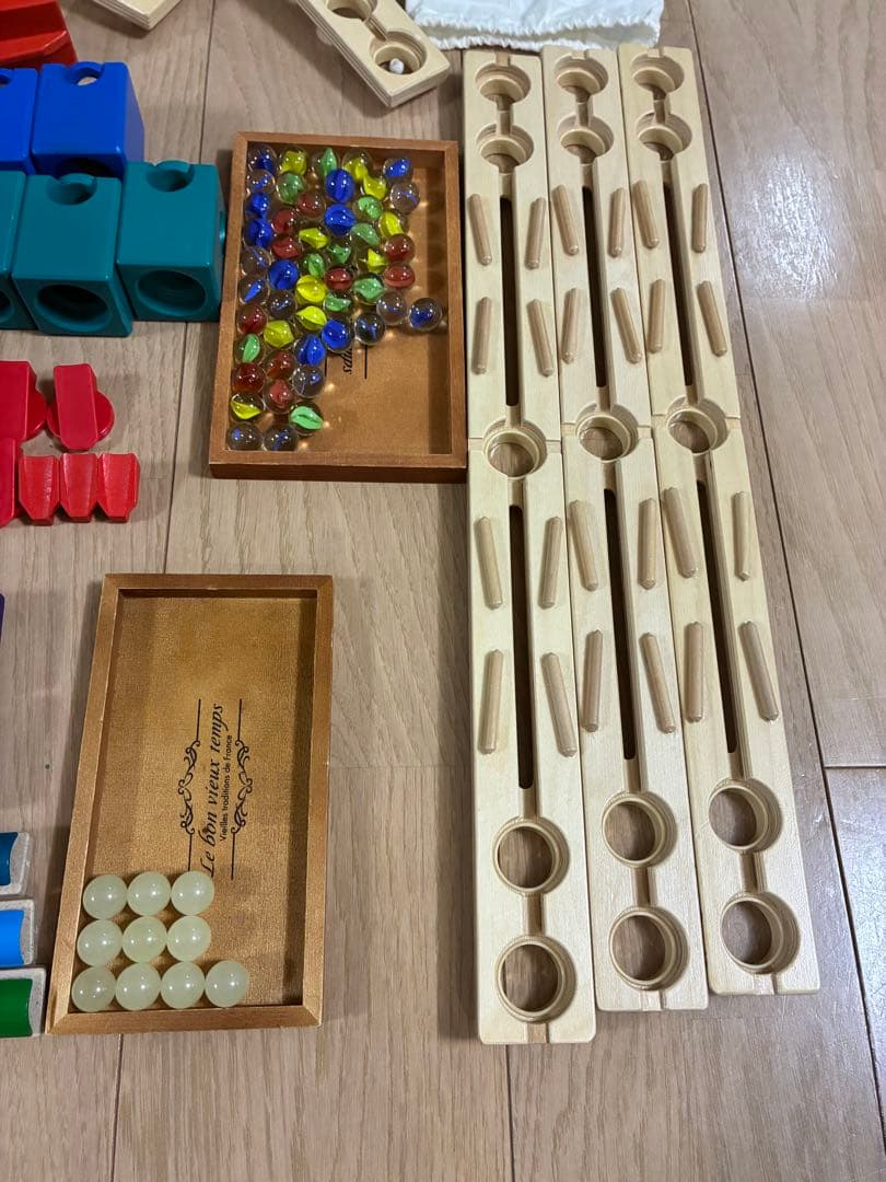 お値下♡ボーネルンド　クアドリラ　ツイスト&レールセット♡【鉄琴ブロックセット】