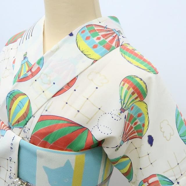 Y3038◆美品 洗える夏着物 tsumori chisato 薄物 浴衣