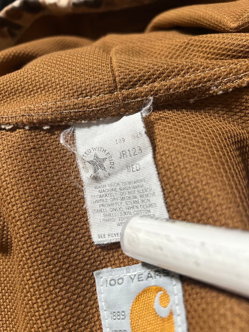 80'sCarhartt 希少　星タグ　短丈迷彩ジャケット