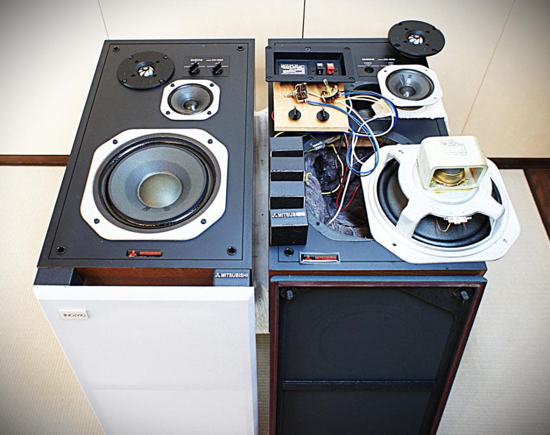 【超美品】DIATONE スピーカー DS-28B 取説、木製台付き